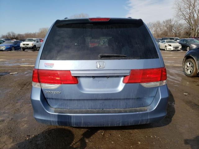 5FNRL38678B109237 - 2008 HONDA ODYSSEY EXL BLUE photo 6