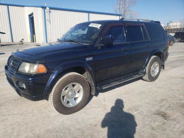 JA4LS41R12J030997 - 2002 MITSUBISHI MONTERO SPORT LIMITED BLUE photo 1