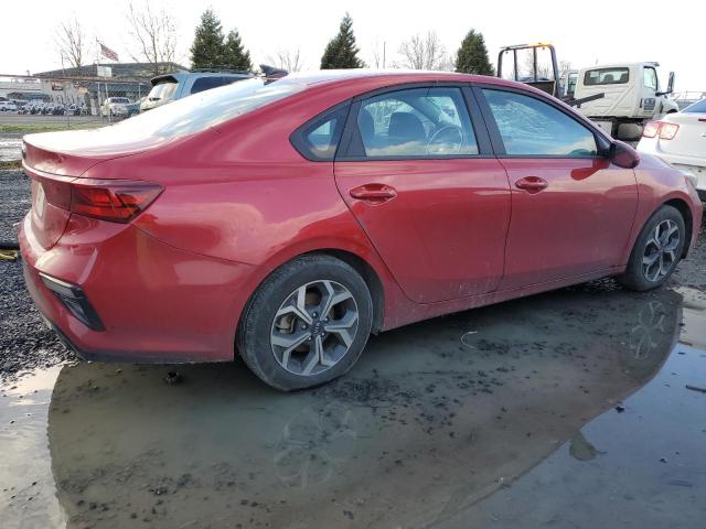 3KPF24AD9ME404697 - 2021 KIA FORTE FE RED photo 3