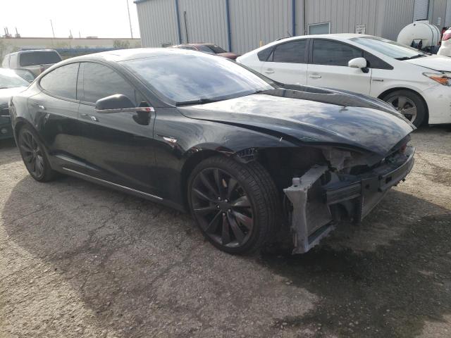 5YJSA1H17EFP52053 - 2014 TESLA MODEL S BLACK photo 4