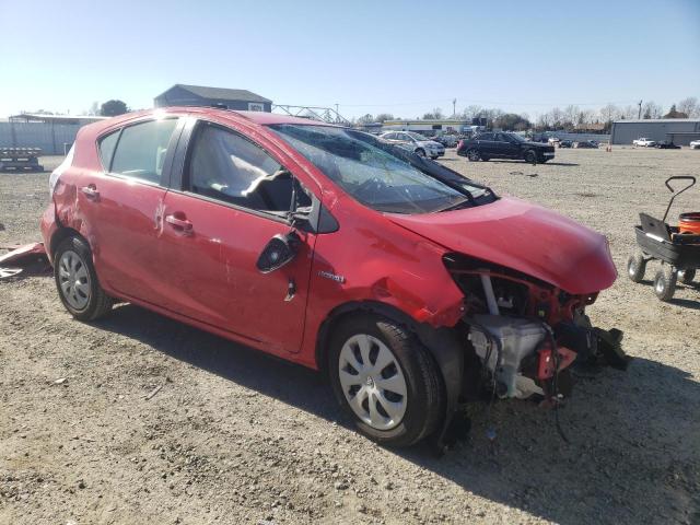 JTDKDTB30D1049933 - 2013 TOYOTA PRIUS C RED photo 4