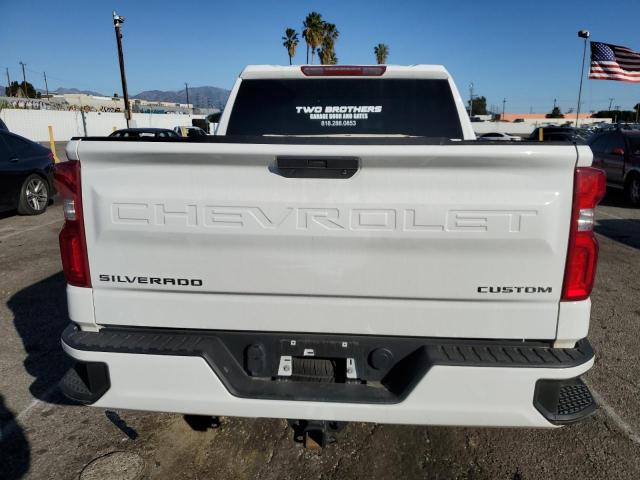 1GCPWBEK7NZ140276 - 2022 CHEVROLET SILVERADO C1500 CUSTOM WHITE photo 6