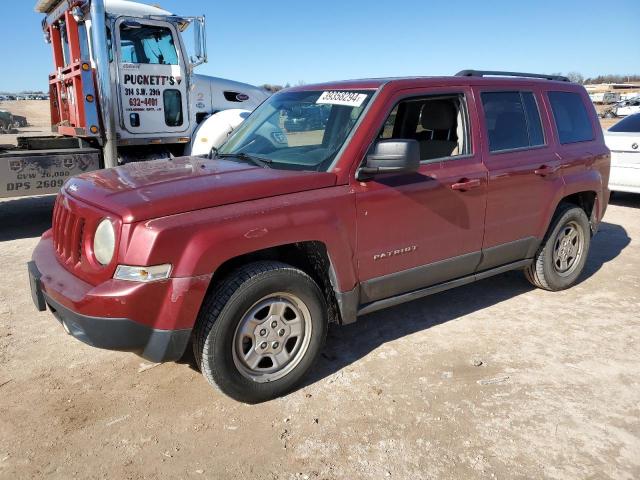 1C4NJPBA5CD576245 - 2012 JEEP PATRIOT SPORT BURGUNDY photo 1