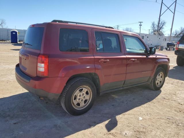 1C4NJPBA5CD576245 - 2012 JEEP PATRIOT SPORT BURGUNDY photo 3