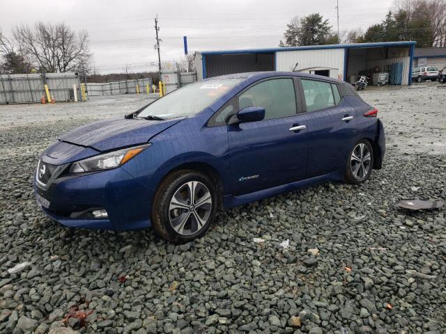 1N4AZ1CP0JC304413 - 2018 NISSAN LEAF S BLUE photo 1