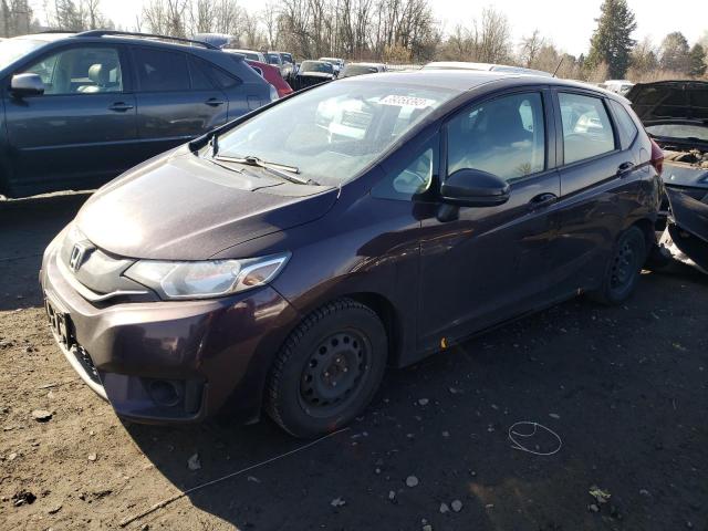 3HGGK5H82FM773043 - 2015 HONDA FIT EX PURPLE photo 1