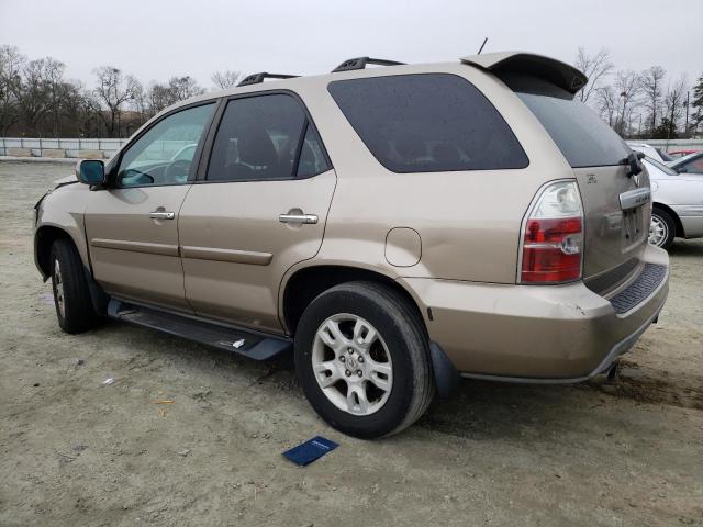 2HNYD18954H540665 - 2004 ACURA MDX TOURING BEIGE photo 2