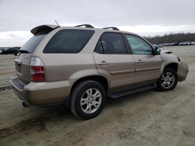 2HNYD18954H540665 - 2004 ACURA MDX TOURING BEIGE photo 3