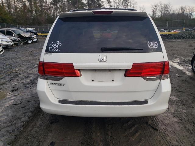 5FNRL3H7XAB097289 - 2010 HONDA ODYSSEY EXL WHITE photo 6