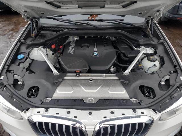 5UXTR9C53KLD98015 - 2019 BMW X3 XDRIVE30I WHITE photo 11