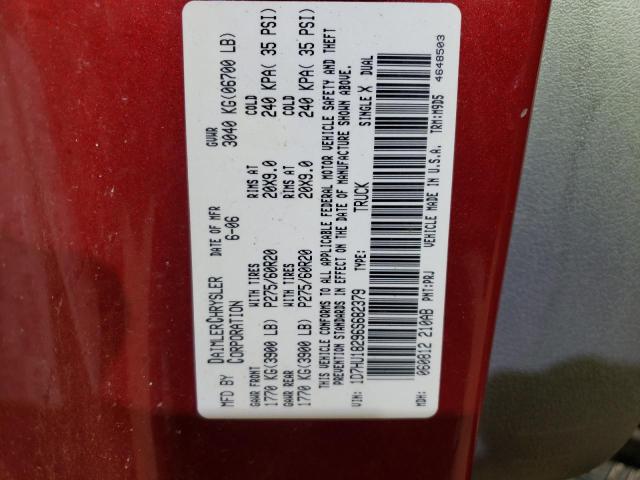 1D7HU18296S682379 - 2006 DODGE RAM 1500 ST RED photo 12