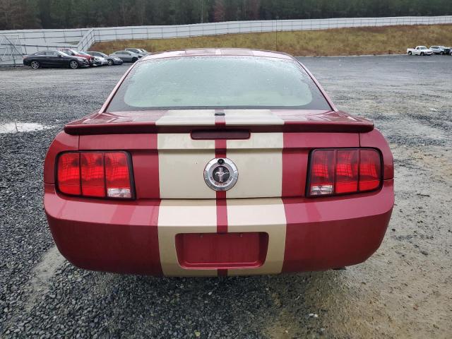 1ZVFT80N275310513 - 2007 FORD MUSTANG RED photo 6