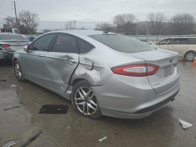 3FA6P0H72ER137123 - 2014 FORD FUSION SE SILVER photo 2