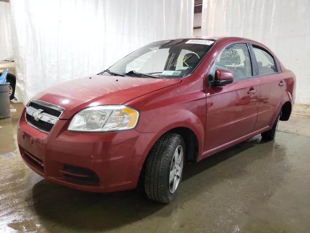 KL1TD5DE8AB118363 - 2010 CHEVROLET AVEO LS 红色 照片 2