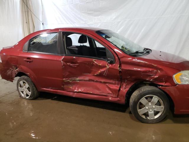 KL1TD5DE8AB118363 - 2010 CHEVROLET AVEO LS 红色 照片 9