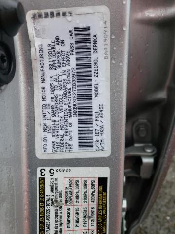 1NXBR30E27Z833972 - 2007 TOYOTA COROLLA CE SILVER photo 13