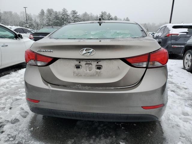 5NPDH4AE7EH524753 - 2014 HYUNDAI ELANTRA SE BEIGE photo 6