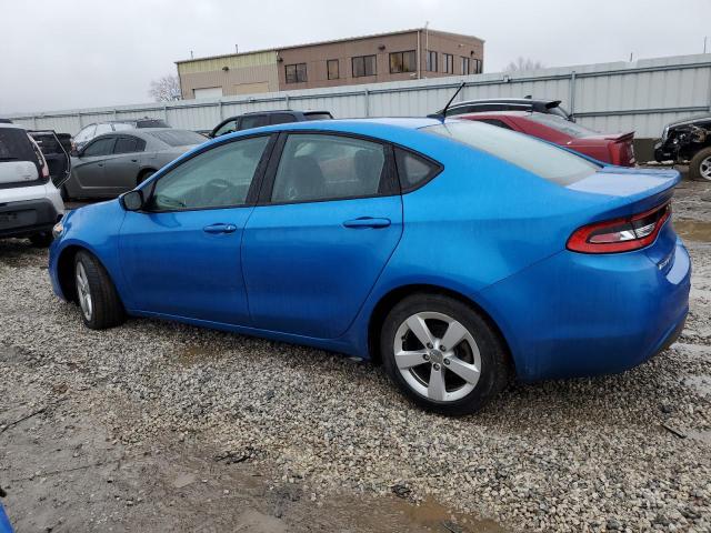 1C3CDFBB2GD755547 - 2016 DODGE DART SXT BLUE photo 2