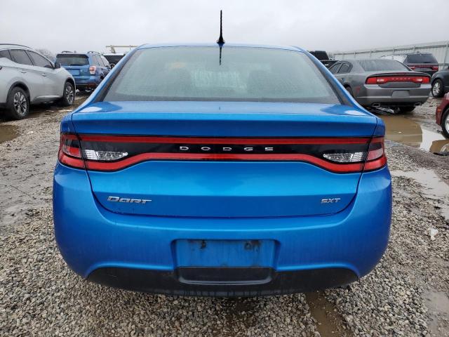 1C3CDFBB2GD755547 - 2016 DODGE DART SXT BLUE photo 6