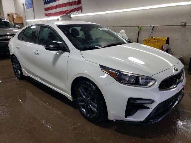 3KPF34AD3LE248751 - 2020 KIA FORTE GT LINE WHITE photo 4