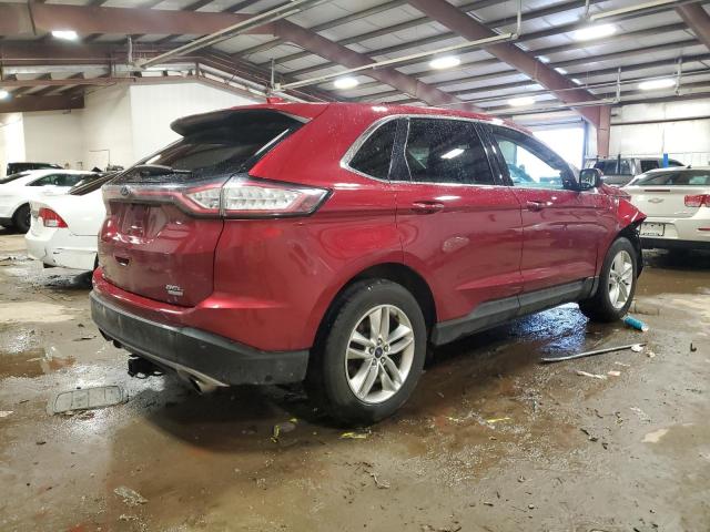 2FMPK3J97GBB02861 - 2016 FORD EDGE SEL RED photo 3