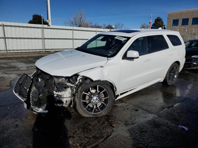 1C4SDJCTXFC223811 - 2015 DODGE DURANGO R/T WHITE photo 1