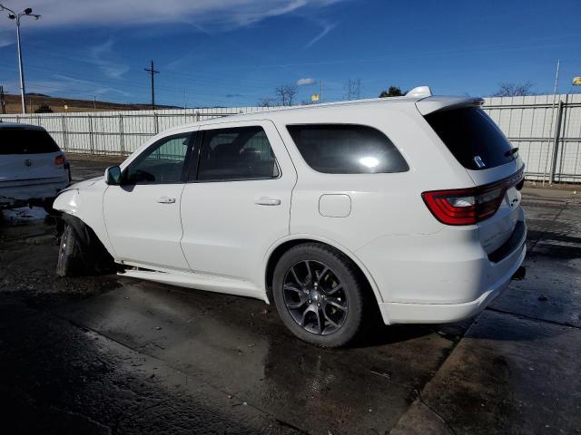 1C4SDJCTXFC223811 - 2015 DODGE DURANGO R/T WHITE photo 2