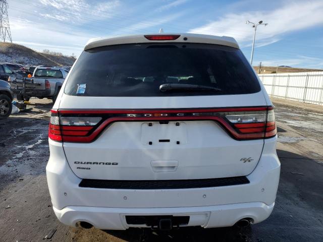 1C4SDJCTXFC223811 - 2015 DODGE DURANGO R/T WHITE photo 6