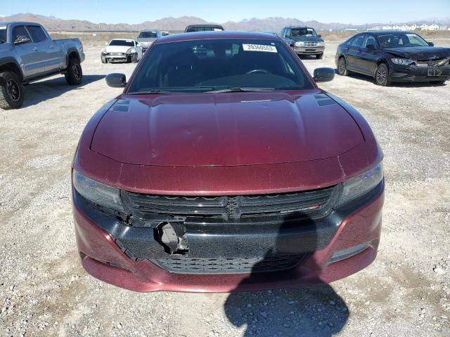 2C3CDXBG0JH196253 - 2018 DODGE CHARGER SXT BURGUNDY photo 5