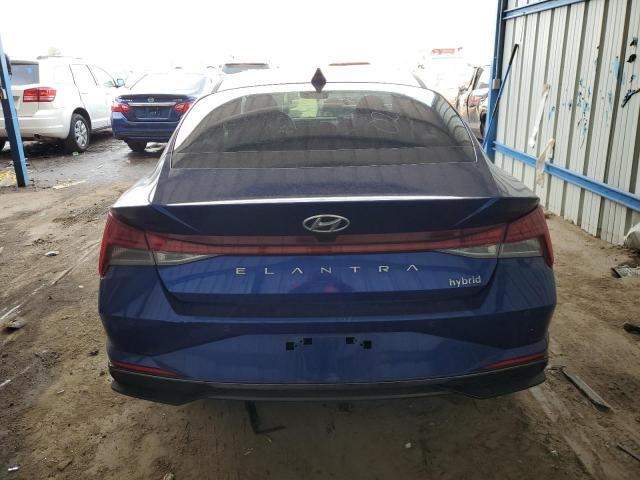 KMHLN4AJ0PU046391 - 2023 HYUNDAI ELANTRA LIMITED BLUE photo 6