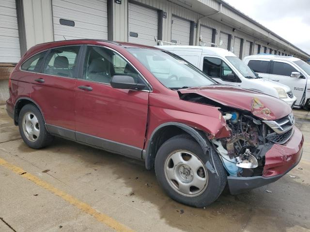 5J6RE4H37BL061937 - 2011 HONDA CR-V LX BURGUNDY photo 4