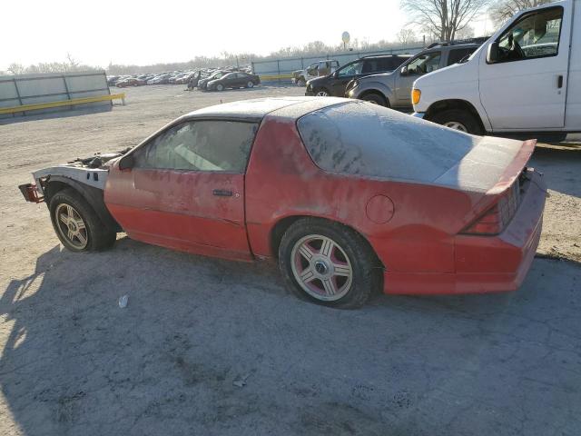 1G1FP23E1ML158885 - 1991 CHEVROLET CAMARO RS RED photo 2