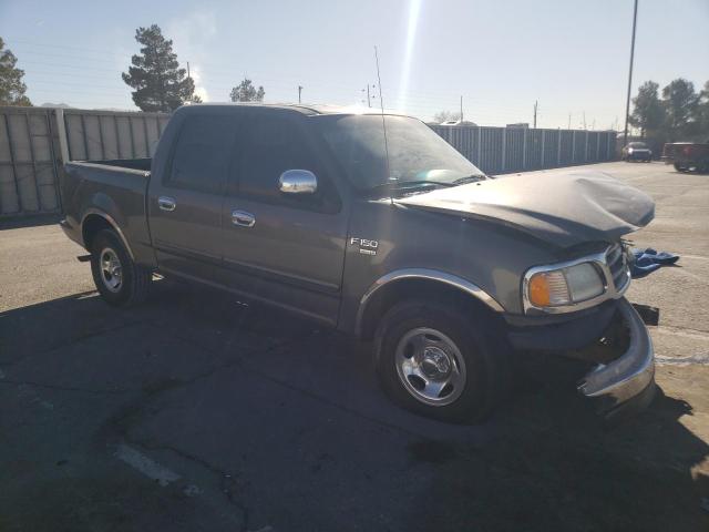 1FTRW07L92KE13788 - 2002 FORD F150 SUPERCREW GRAY photo 4