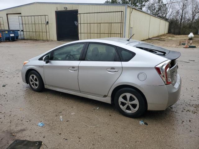 JTDKN3DU2D5654810 - 2013 TOYOTA PRIUS SILVER photo 2