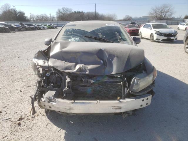 2HGFB2F95CH535526 - 2012 HONDA CIVIC EXL ნაცრისფერი ფოტო 5