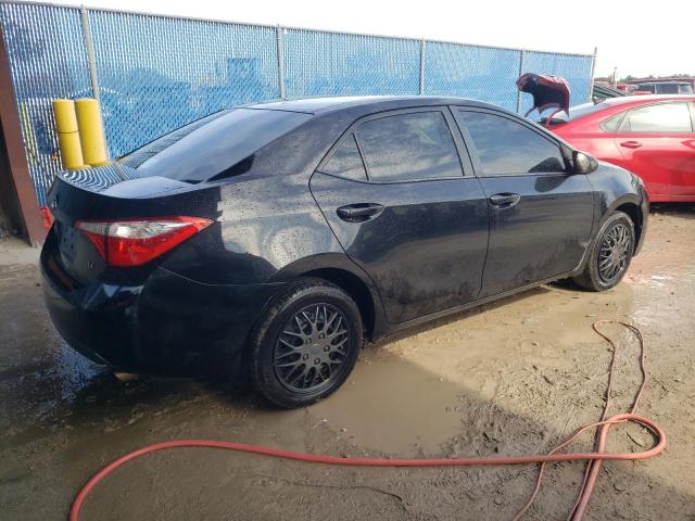 2T1BURHEXFC370694 - 2015 TOYOTA COROLLA L BLACK photo 3