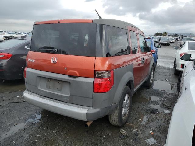 5J6YH18614L000940 - 2004 HONDA ELEMENT EX ORANGE photo 3