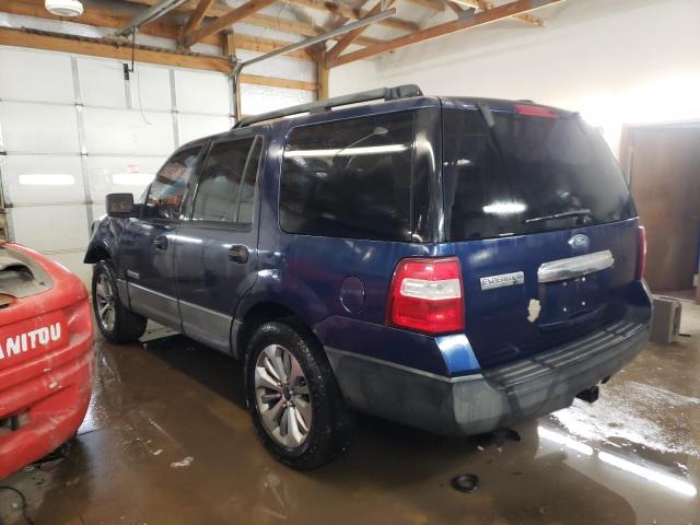 1FMFU16567LA63003 - 2007 FORD EXPEDITION XLT BLUE photo 2