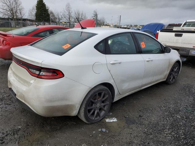 1C3CDFAA2FD363112 - 2015 DODGE DART SE WHITE photo 3