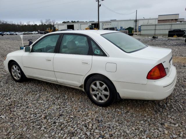 4T1BF28B2YU062024 - 2000 TOYOTA AVALON XL WHITE photo 2