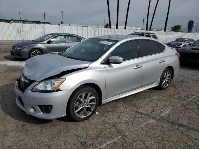 3N1AB7AP5FY277148 - 2015 NISSAN SENTRA S SILVER photo 1