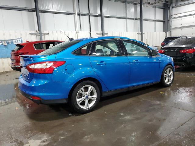 1FAHP3F2XCL261640 - 2012 FORD FOCUS SE BLUE photo 3