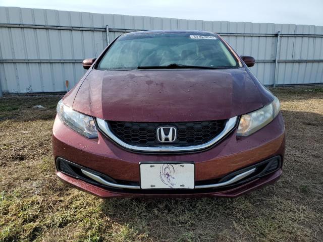 2HGFB2F51EH504094 - 2014 HONDA CIVIC LX MAROON photo 5