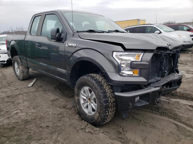 1FTEX1E83HKE15609 - 2017 FORD F150 SUPER CAB GRAY photo 4