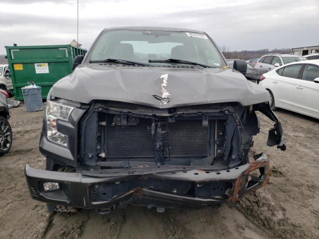 1FTEX1E83HKE15609 - 2017 FORD F150 SUPER CAB GRAY photo 5