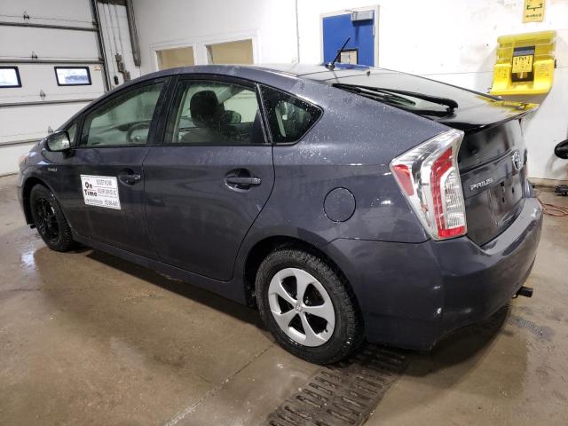 JTDKN3DU7C1530327 - 2012 TOYOTA PRIUS GRAY photo 2