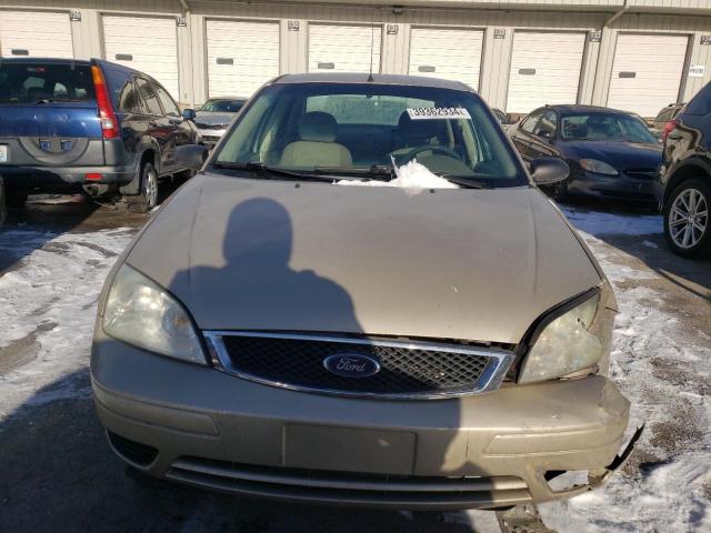 1FAFP34N57W231079 - 2007 FORD FOCUS ZX4 BEIGE photo 5