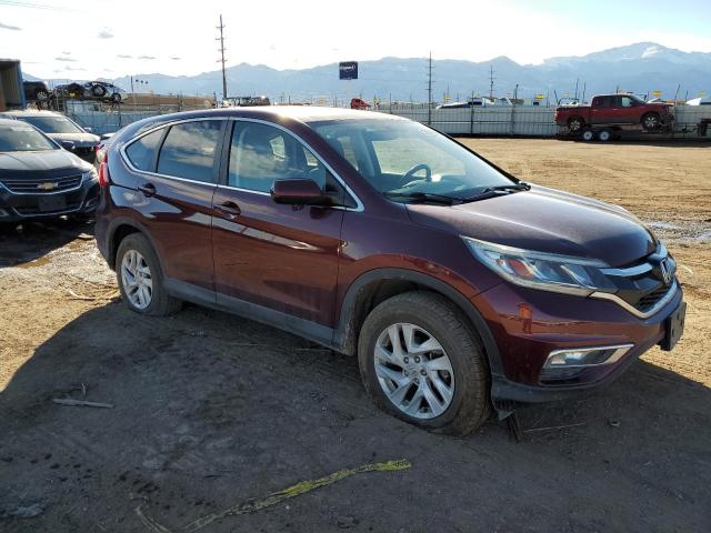 2HKRM4H55FH676457 - 2015 HONDA CR-V EX BURGUNDY photo 4