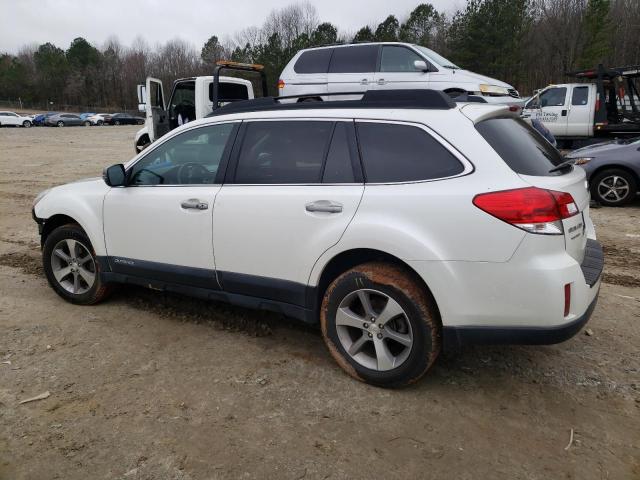 4S4BRCPC0E3220613 - 2014 SUBARU OUTBACK 2.5I LIMITED WHITE photo 2