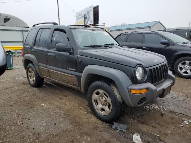 1J4GL48K64W114052 - 2004 JEEP LIBERTY SPORT BLACK photo 4